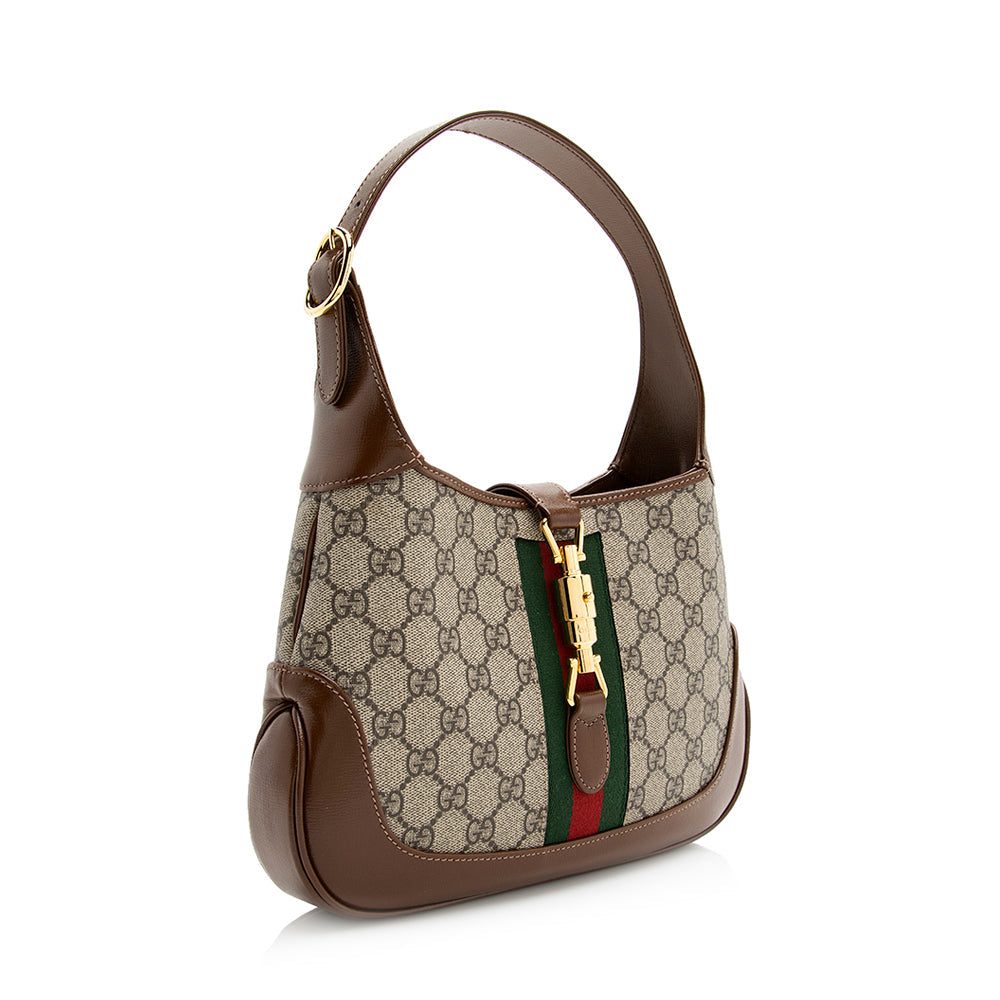 Gucci Gucci Supreme 1961 Jackie Small Shoulder Bag (SHF-20606)