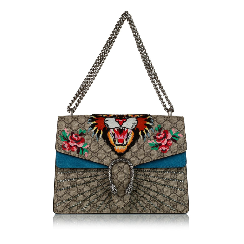 Gucci Gucci Supreme Angry Cat Dionysus Shoulder Bag (SHG-33149)