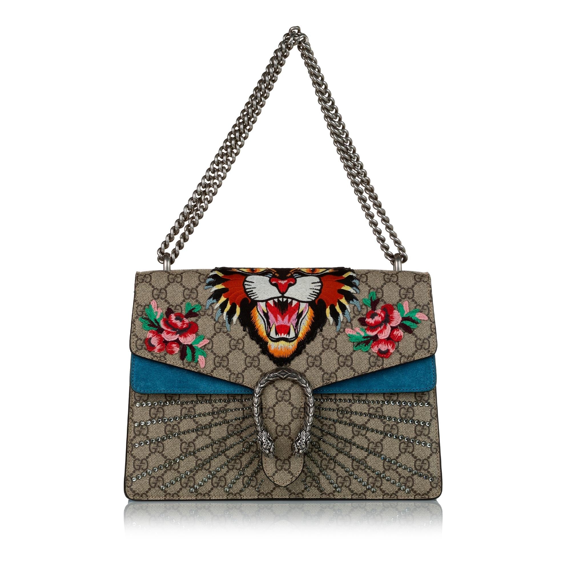 Gucci Gucci Supreme Angry Cat Dionysus Shoulder Bag (SHG-33149)