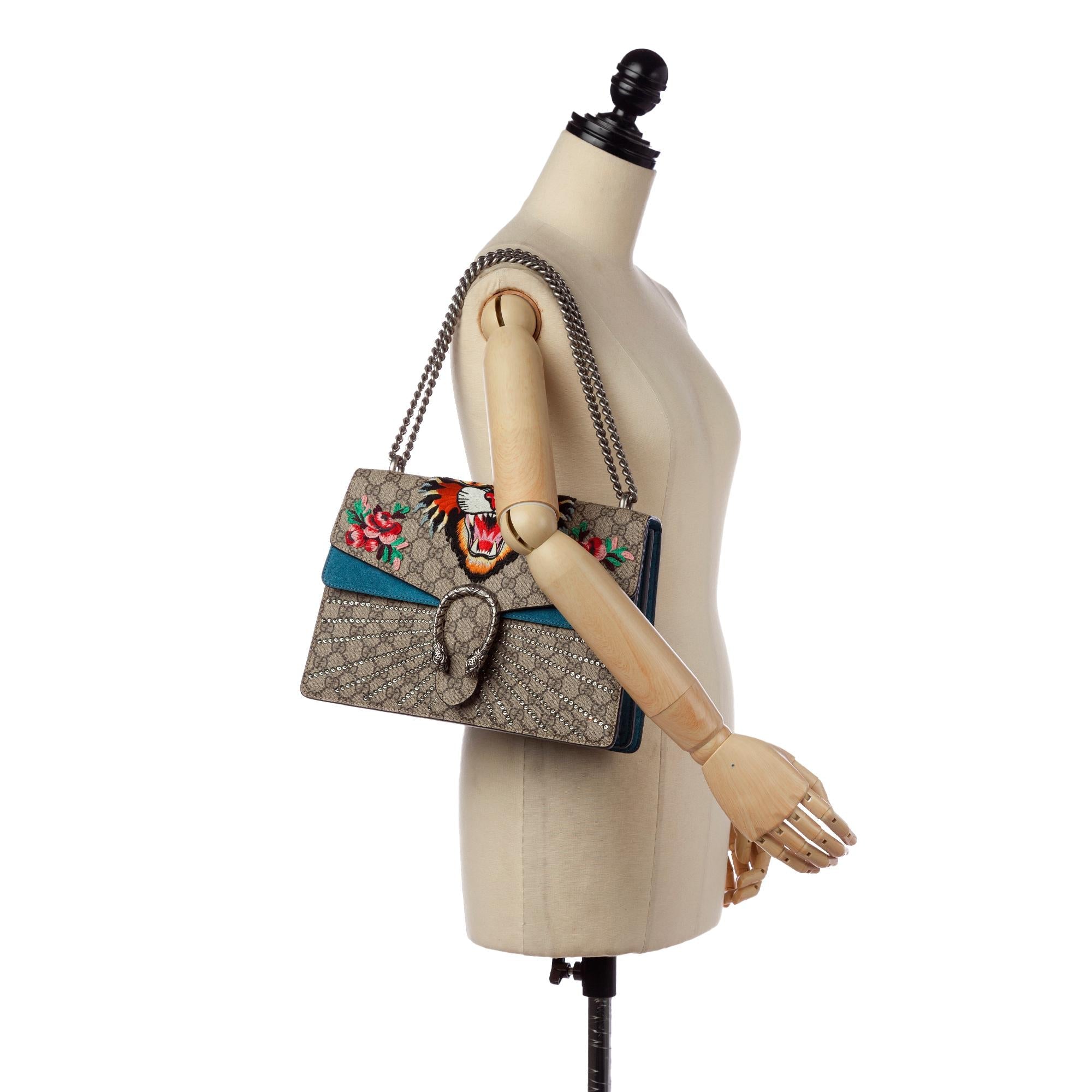 Gucci Gucci Supreme Angry Cat Dionysus Shoulder Bag (SHG-33149)