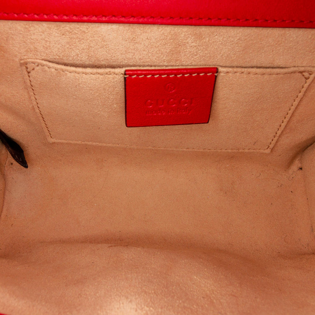 Gucci GG Supreme Apple Padlock Shoulder Bag (SHG-35947)