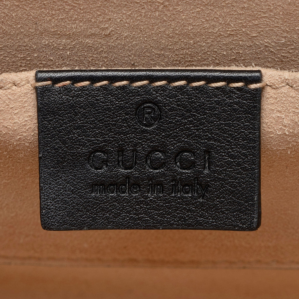 Gucci GG Supreme Bee Padlock Small Shoulder Bag (SHF-JaFqOf)