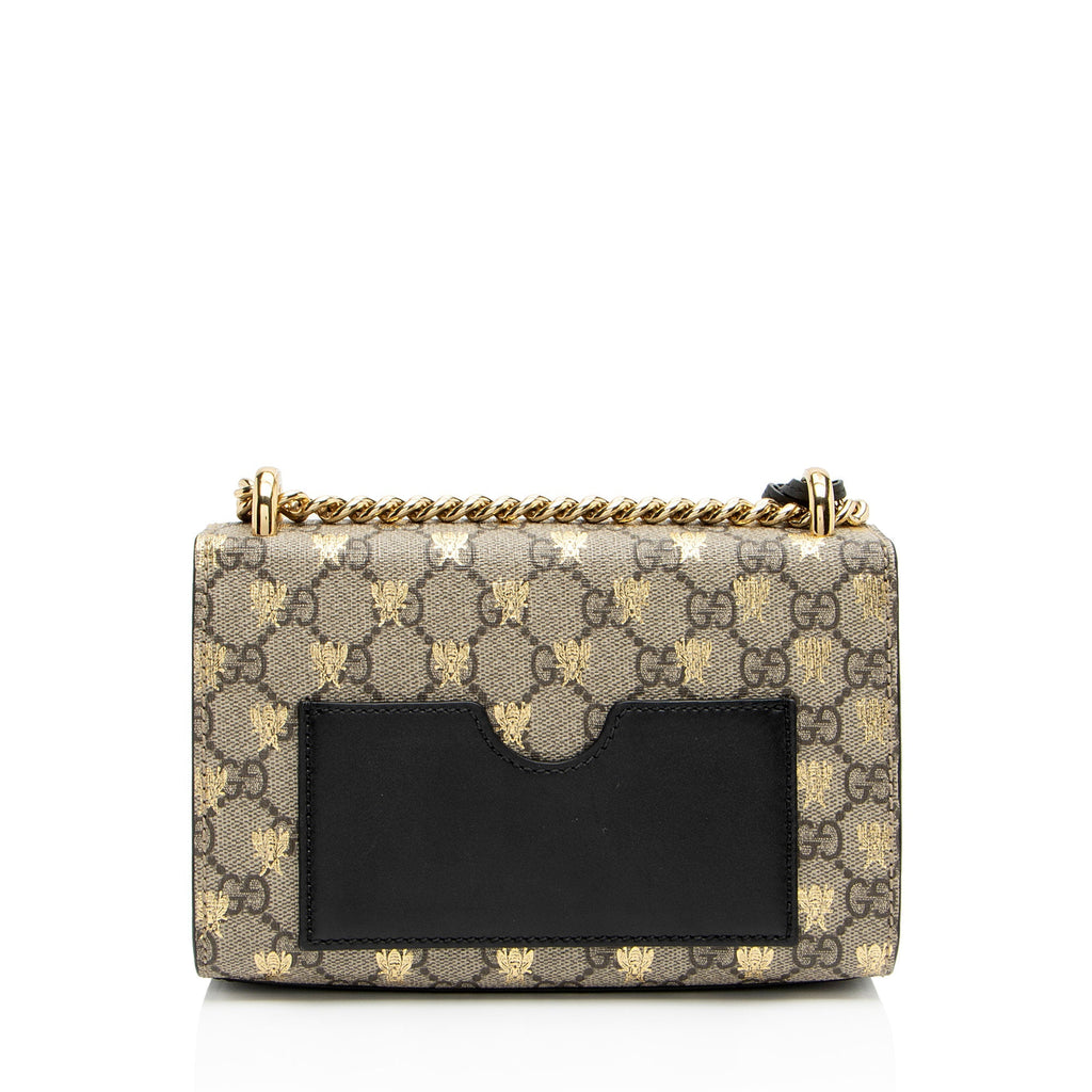Gucci GG Supreme Bee Padlock Small Shoulder Bag