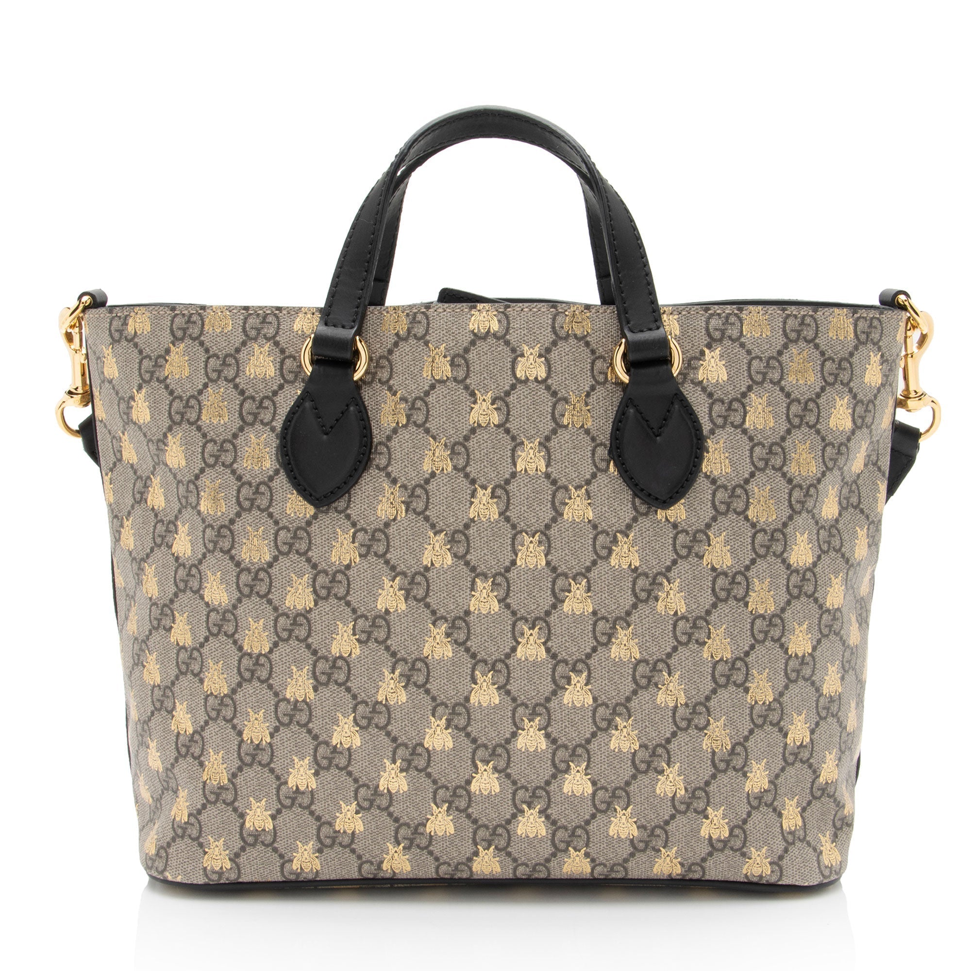 Gucci GG Supreme Bee Soft Small Tote (SHF-tdpAEz)
