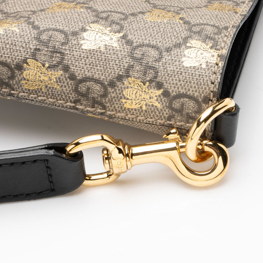 Gucci GG Supreme Bee Soft Small Tote (SHF-tdpAEz)