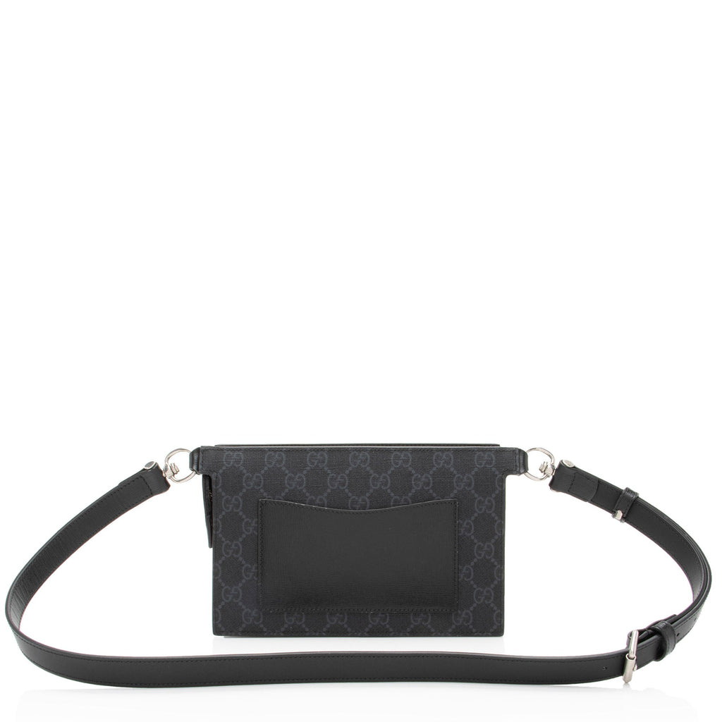 Gucci GG Supreme Flap Pocket Belt Bag