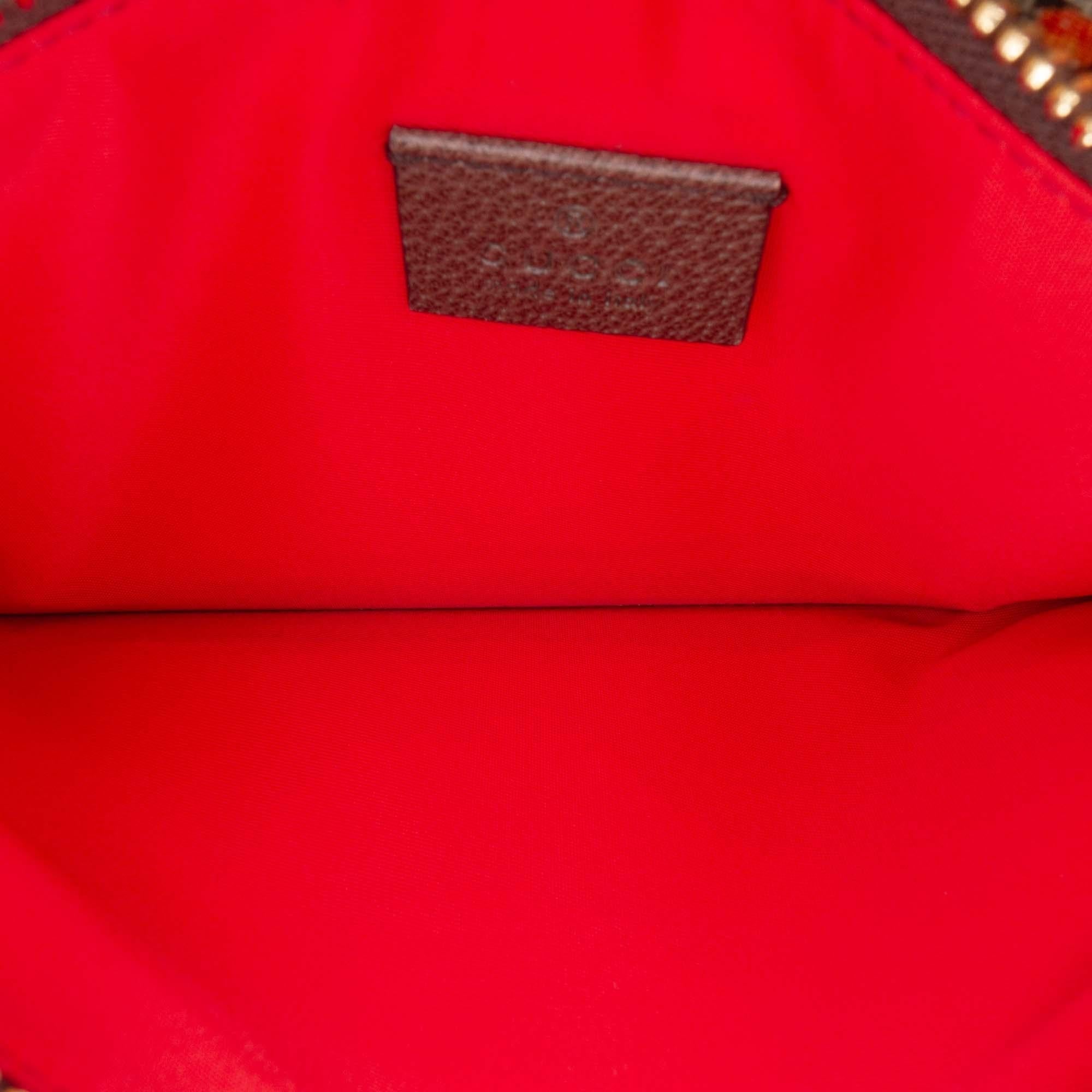 Gucci GG Supreme BLBgal Double Zip Pochette
