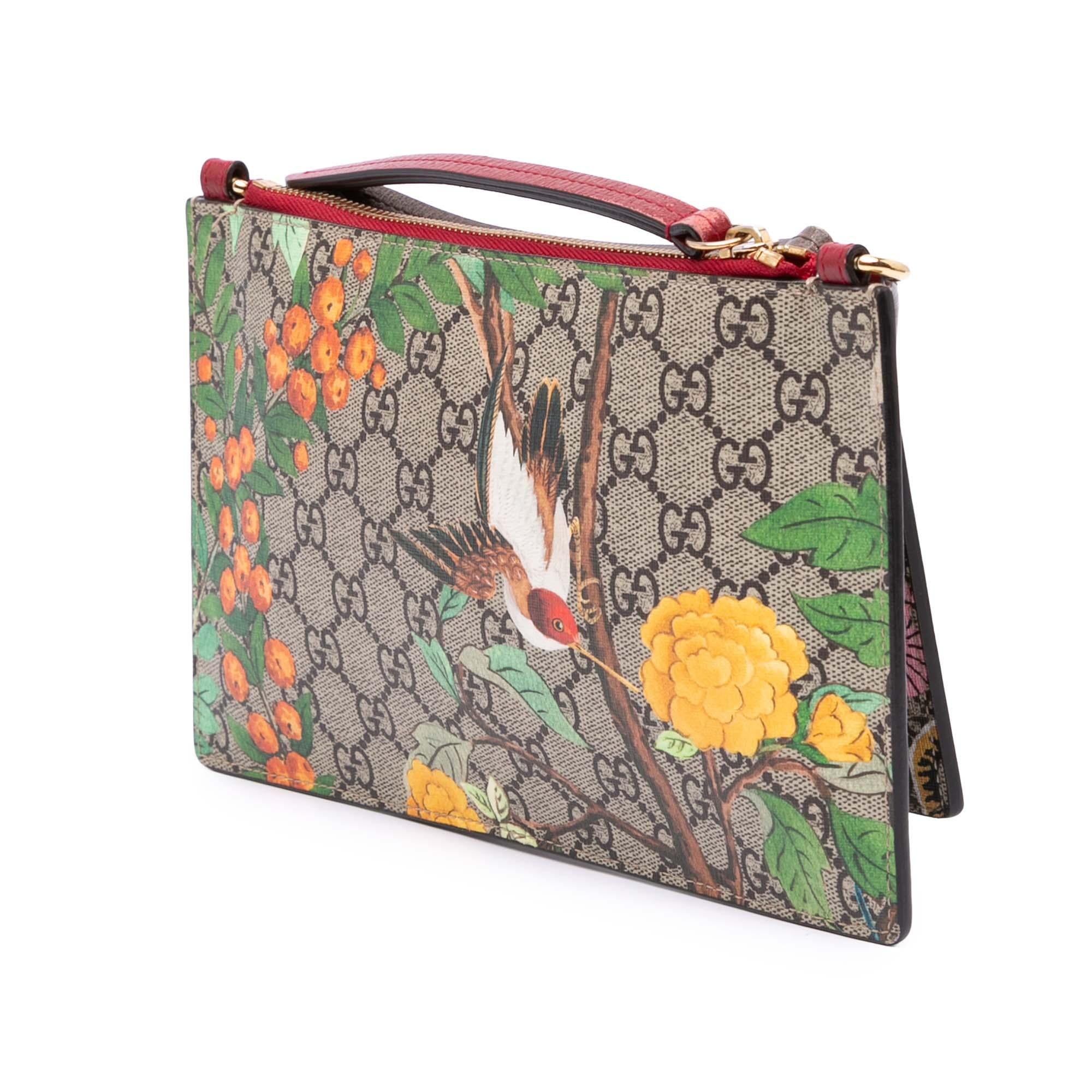 Gucci GG Supreme BLBgal Double Zip Pochette