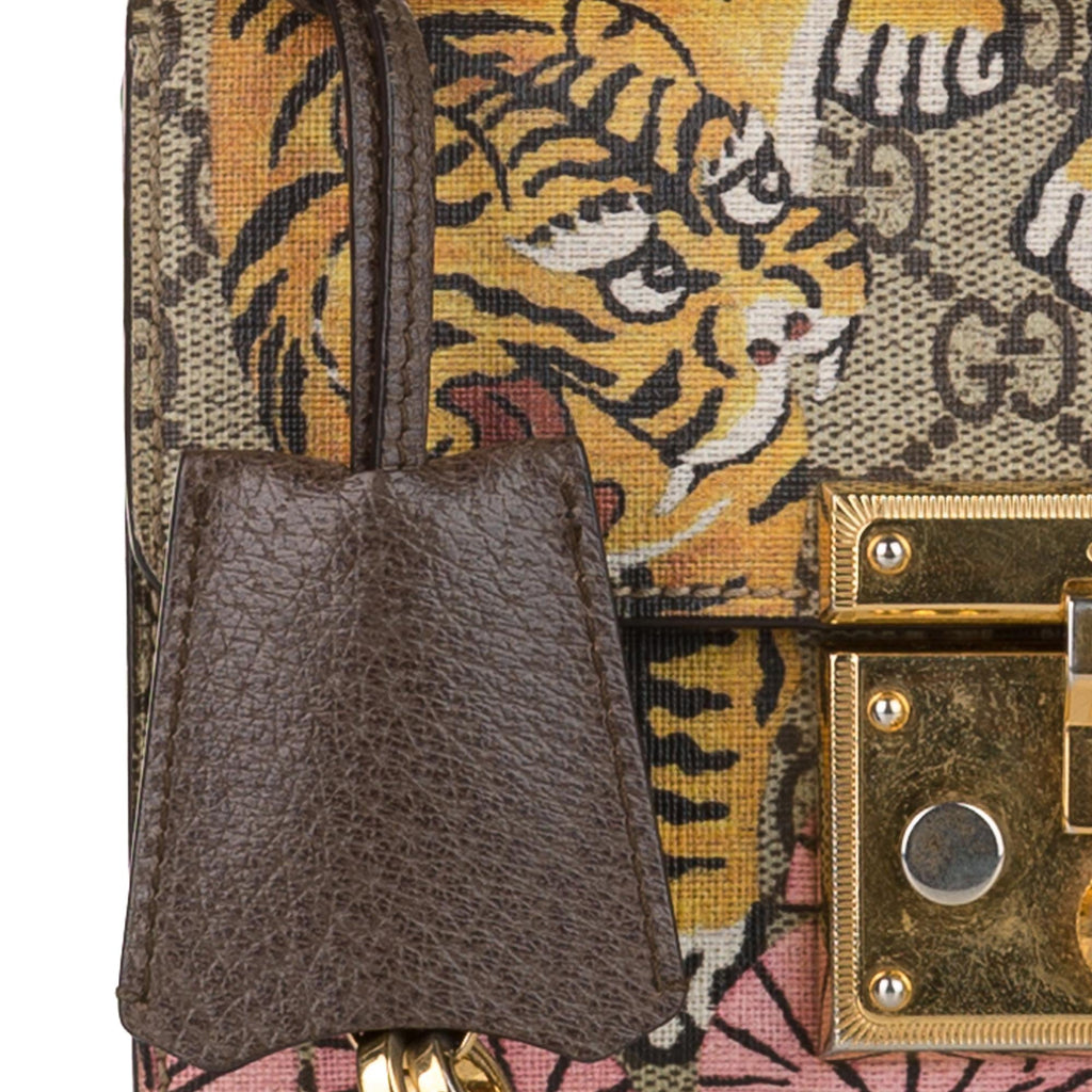 Gucci Gucci Supreme Bengal Padlock Crossbody Bag (SHG-34087)