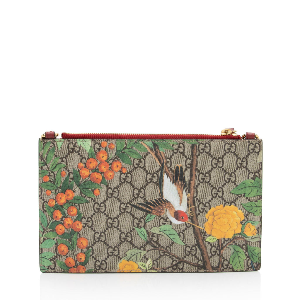 Gucci GG Supreme Bengal Tiger Pouch Crossbody (SHF-pKsW2V)
