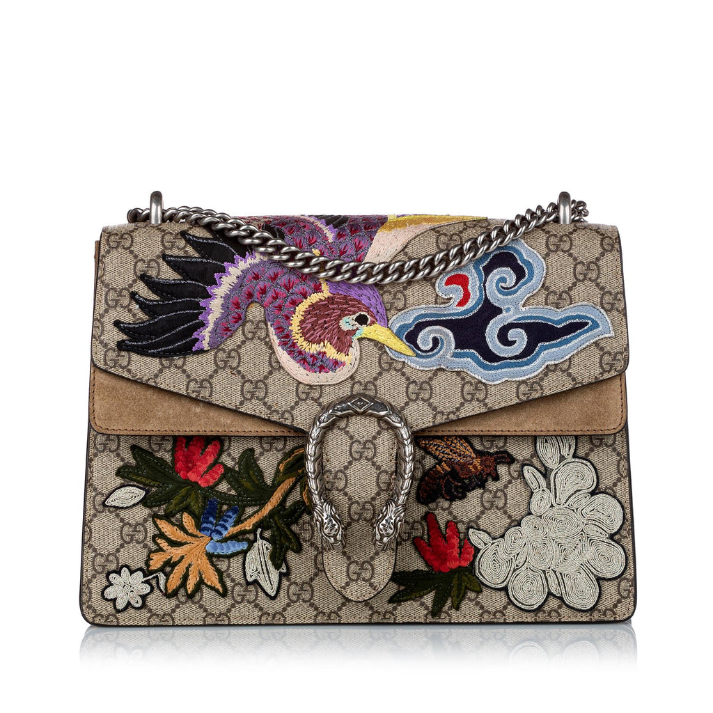 Gucci Gucci Supreme Bird Dionysus Shoulder Bag (SHG-29624)