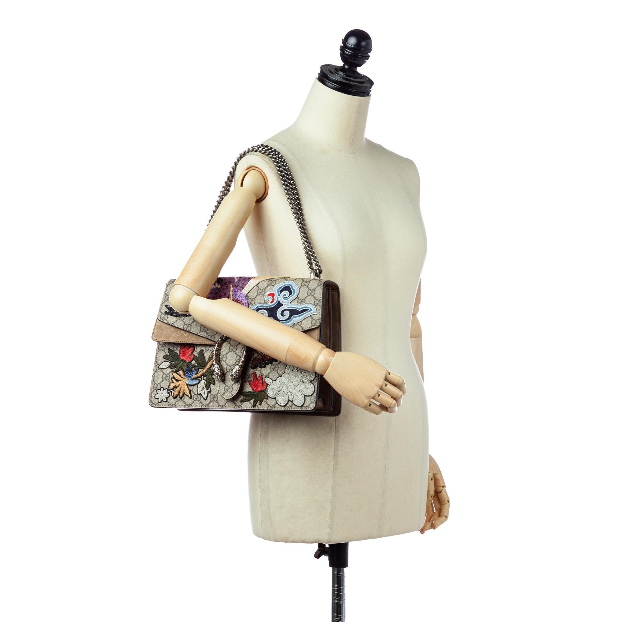 Gucci Gucci Supreme Bird Dionysus Shoulder Bag (SHG-29624)