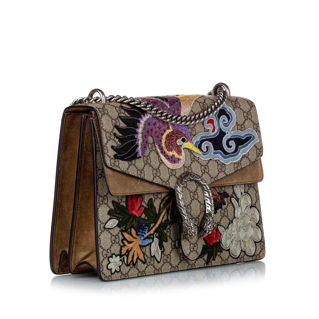 Gucci Gucci Supreme Bird Dionysus Shoulder Bag (SHG-29624)