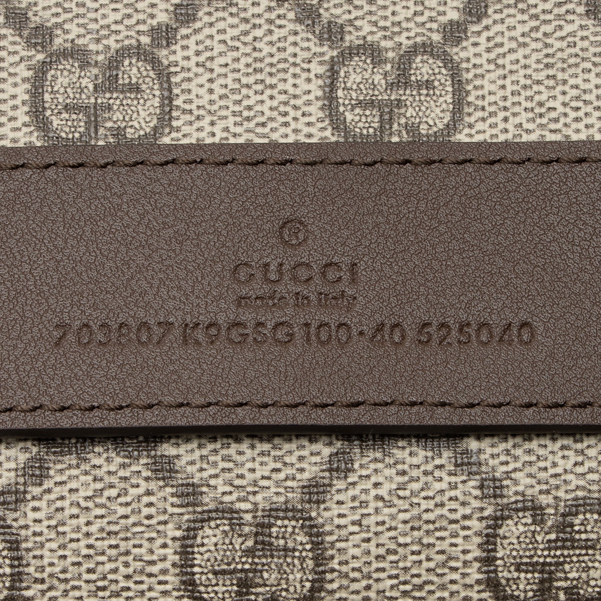 Gucci GG Supreme Blondie Flap Belt Bag - Size 40 / 100