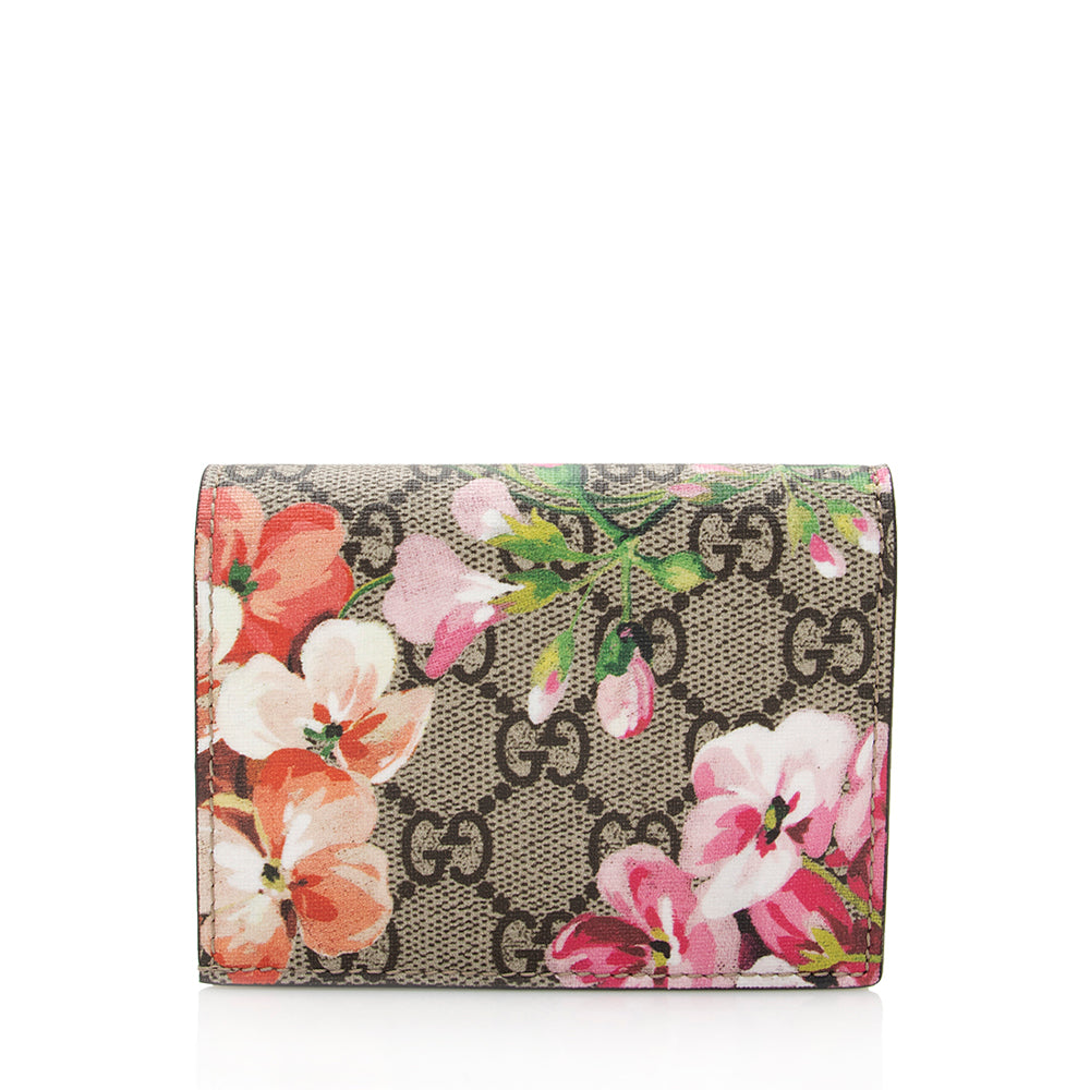 Gucci Gucci Supreme Blooms Card Case (SHF-19783)