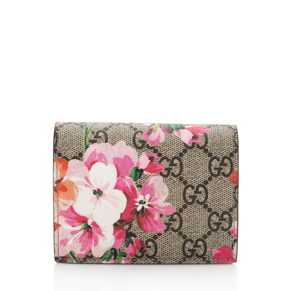 Gucci Gucci Supreme Blooms Card Case (SHF-19783)