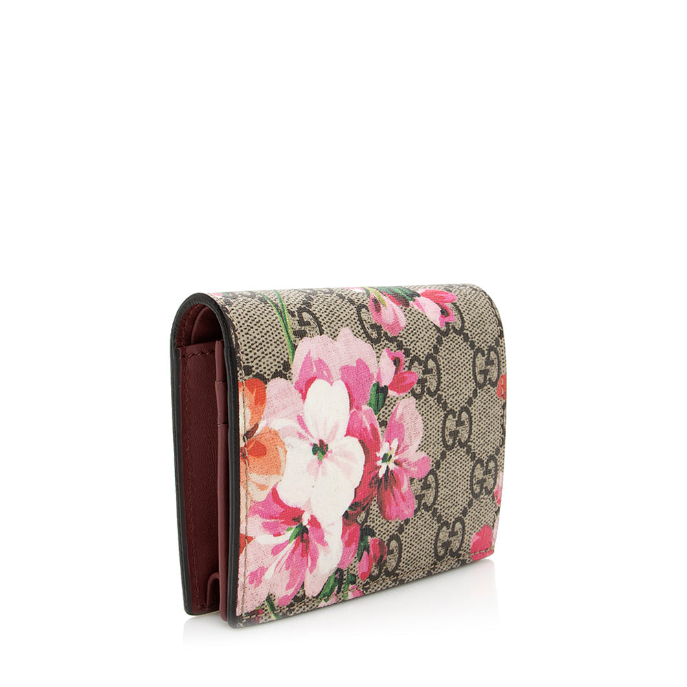 Gucci Gucci Supreme Blooms Card Case (SHF-19783)