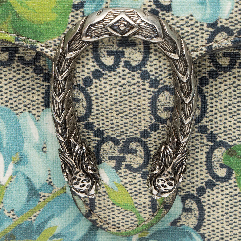 Gucci GG Supreme Blooms Dionysus Chain Wallet