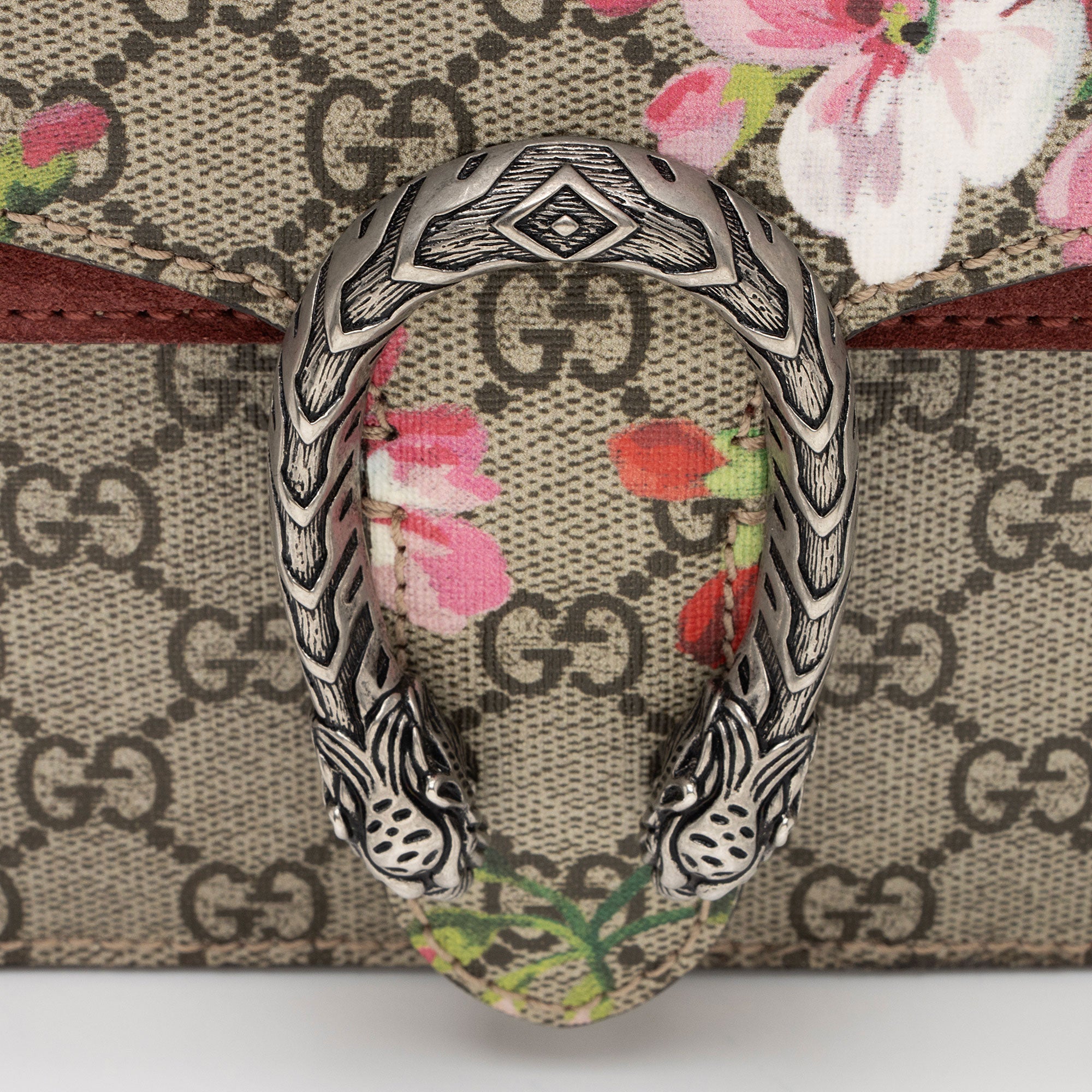 Gucci GG Supreme Blooms Dionysus Mini Bag (SHF-uPZep0)