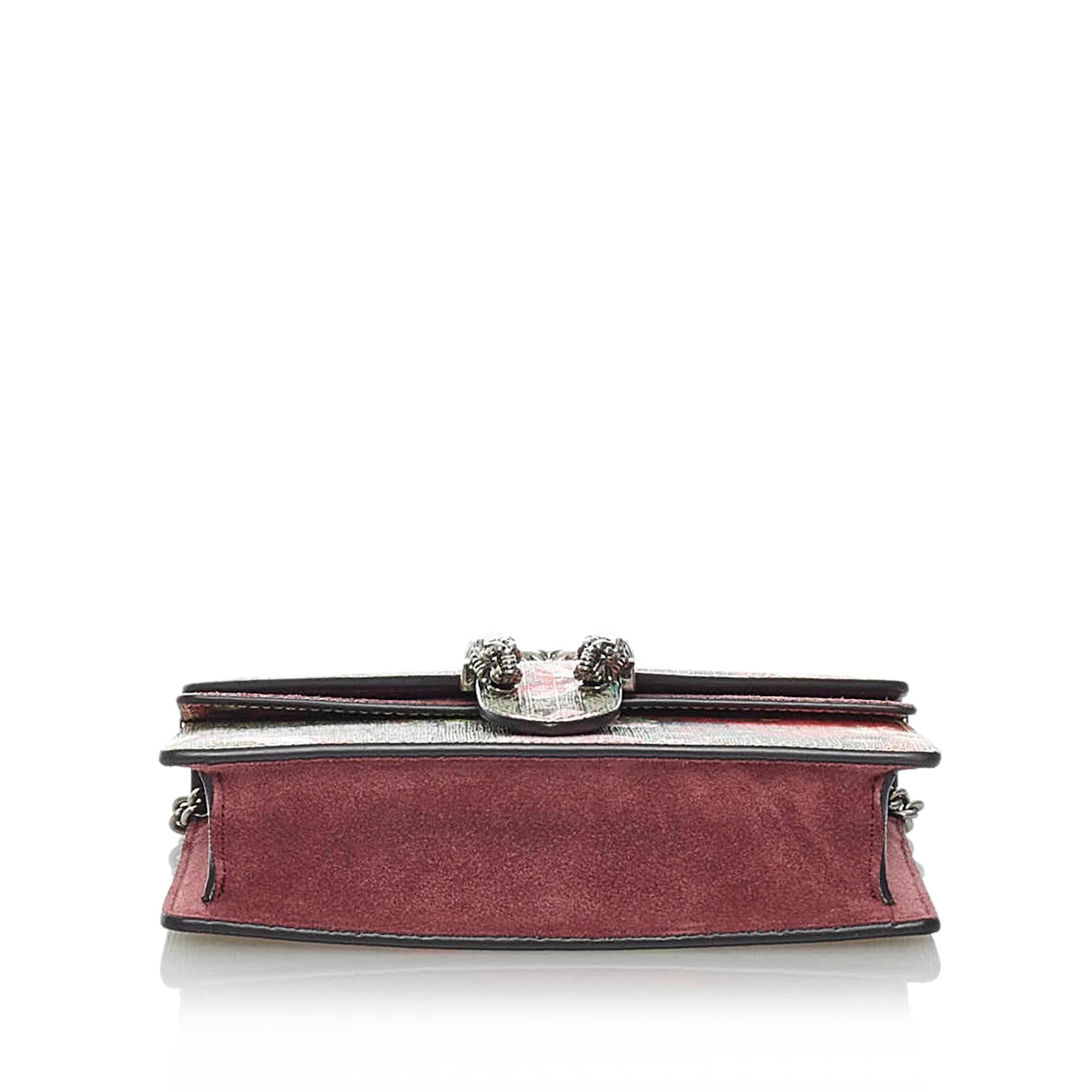 Gucci Gucci Supreme Blooms Dionysus Mini Crossbody Bag (SHG-29893)