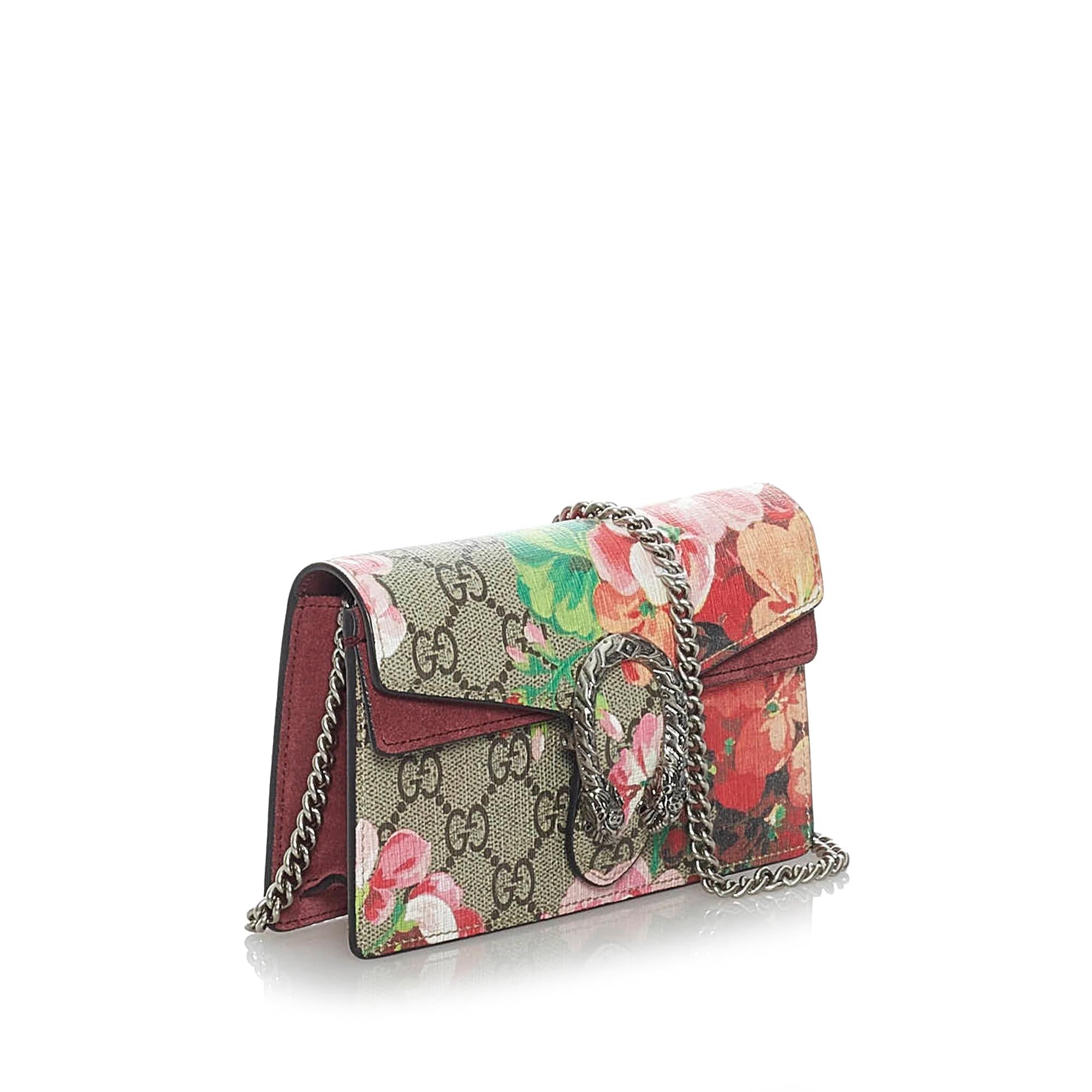 Gucci Gucci Supreme Blooms Dionysus Mini Crossbody Bag (SHG-29893)