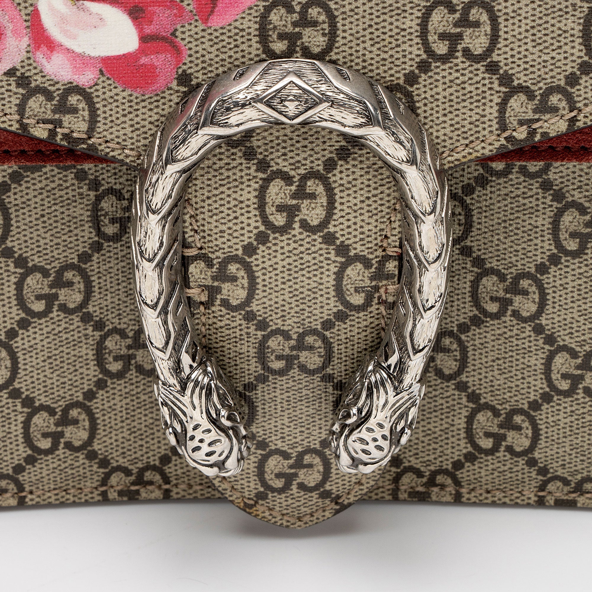 Gucci GG Supreme Blooms Dionysus Small Shoulder Bag (SHF-72Z9Ik)