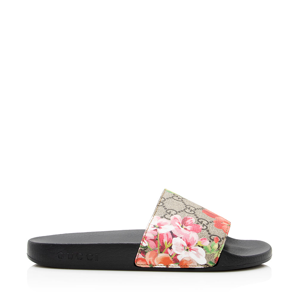 Gucci Gucci Supreme Blooms Floral Sandals - Size 8 / 38 (SHF-21681)