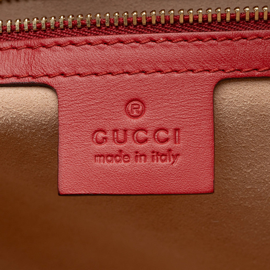 Gucci GG Supreme Blooms Medium Boston Bag (SHF-XceVYh)
