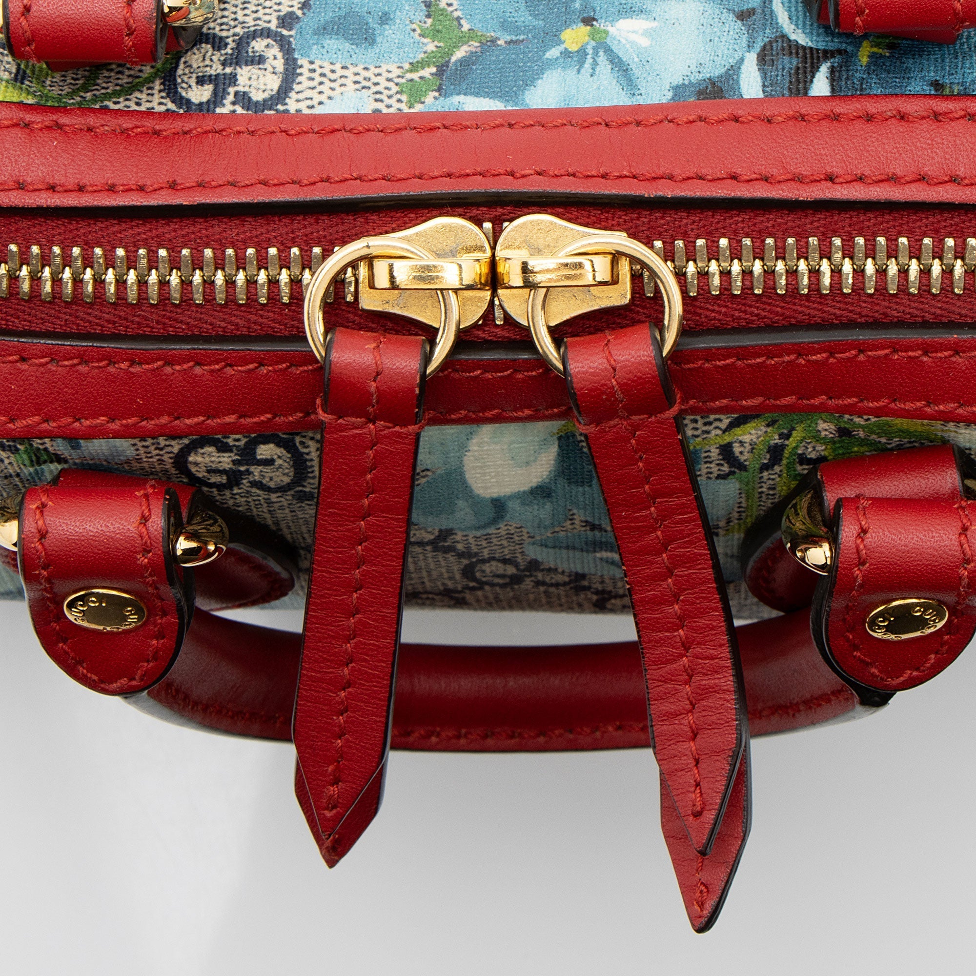 Gucci GG Supreme Blooms Mini Boston Bag (SHF-tIlAib)