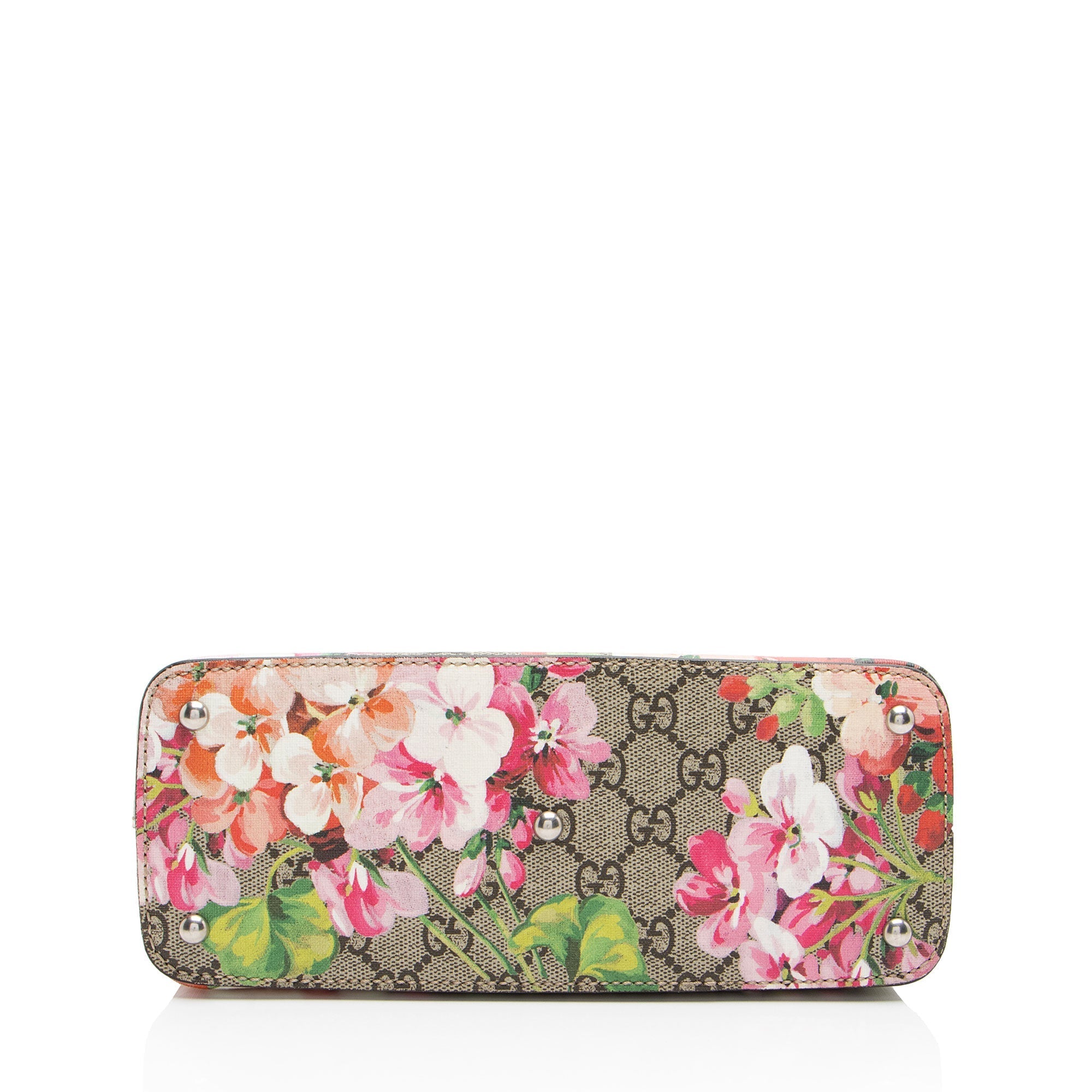 Gucci GG Supreme Blooms Mini Zip Tote