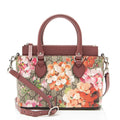 Gucci GG Supreme Blooms Mini Zip Tote