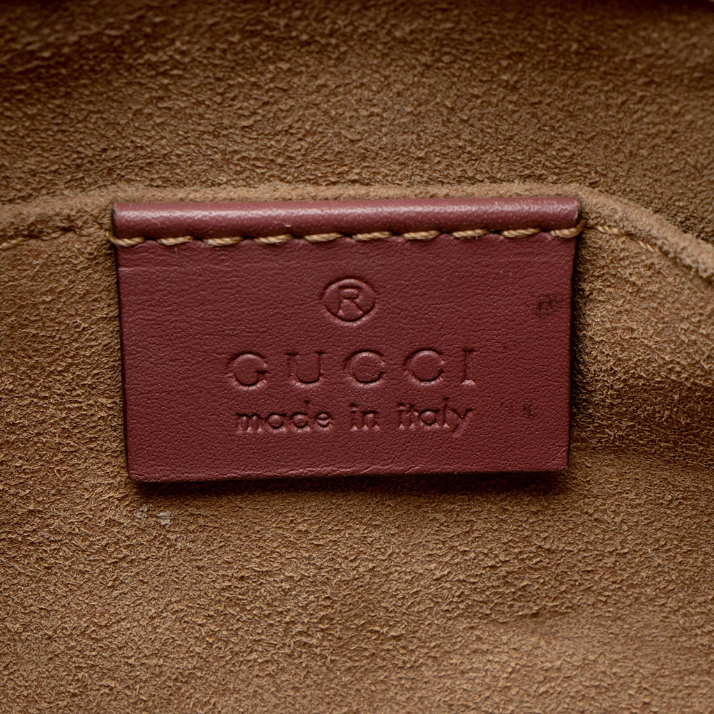 Gucci GG Supreme Blooms Mini Zip Tote
