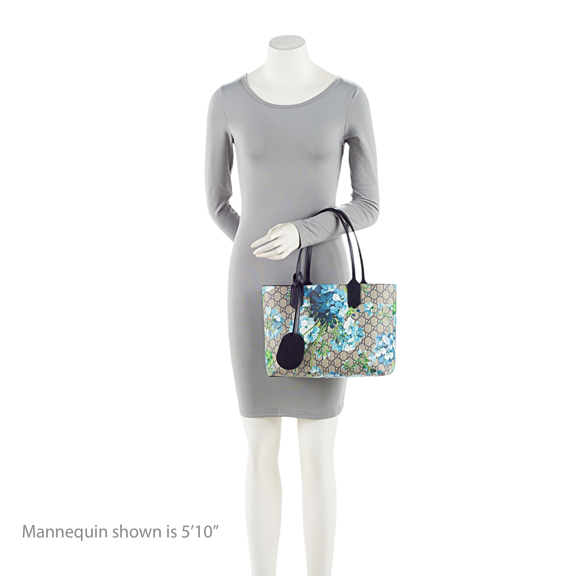 Gucci GG Supreme Blooms Reversible Small Tote (SHF-OhRyKY)