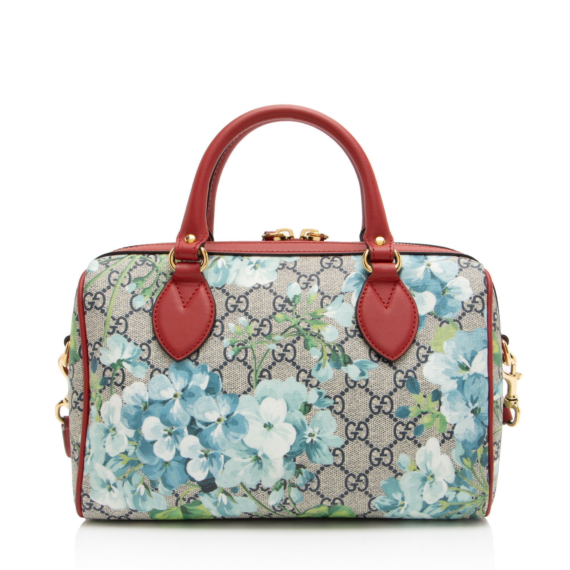 Gucci GG Supreme Blooms Small Satchel