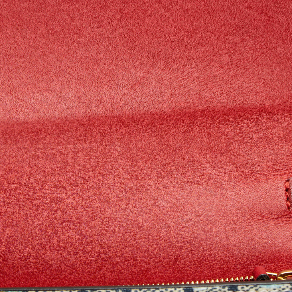 Gucci GG Supreme Blooms Wallet on Chain