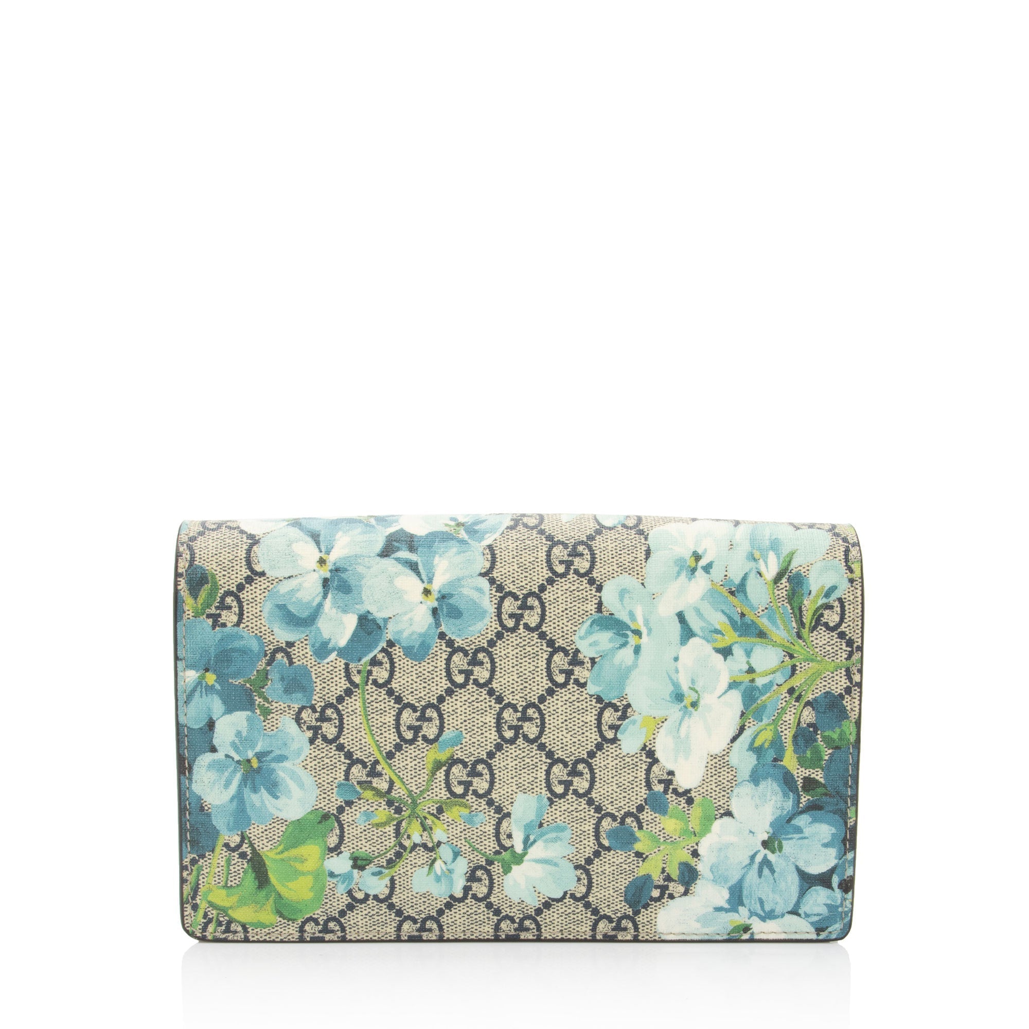 Gucci GG Supreme Blooms Wallet on Chain