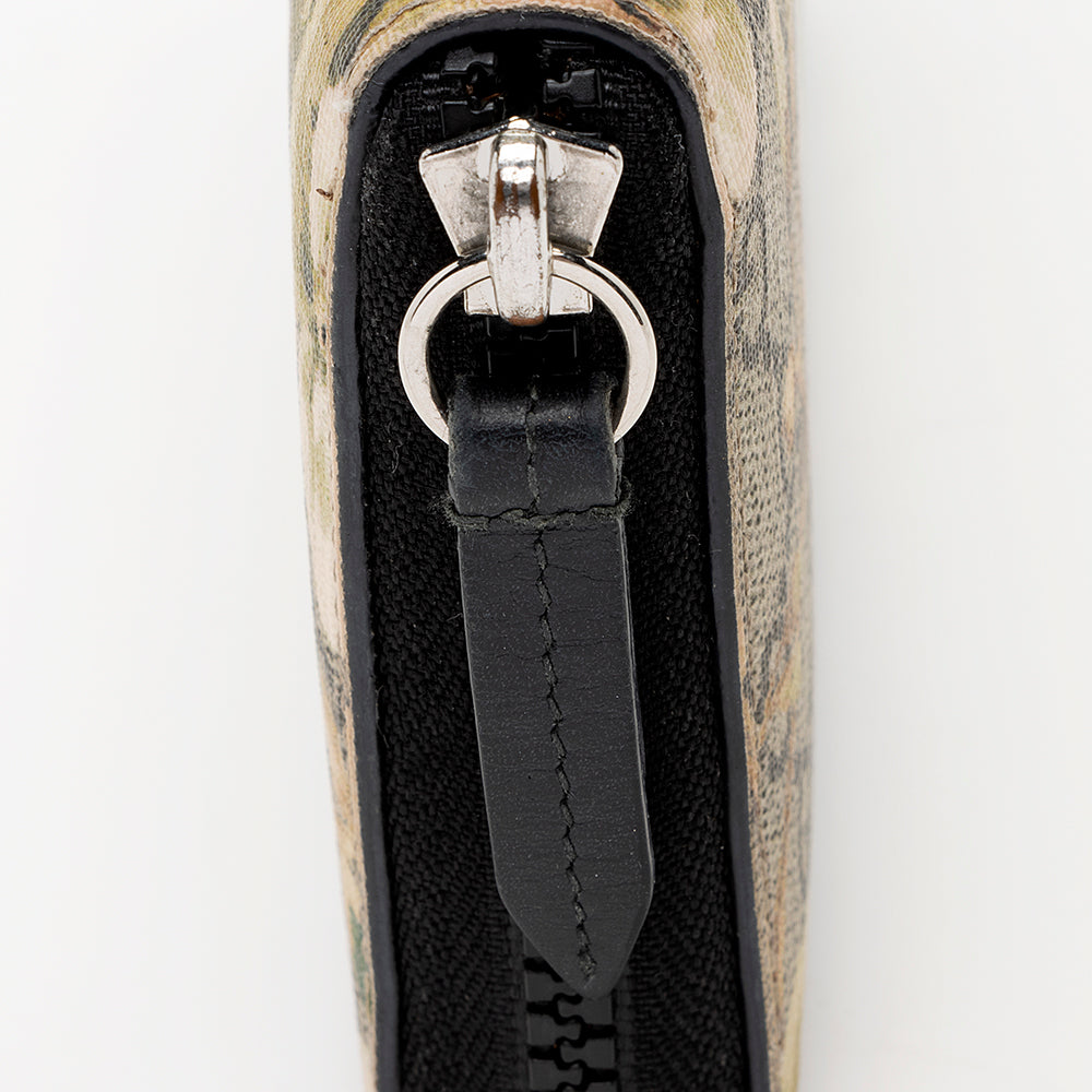 Gucci Gucci Supreme Blooms Zip Around Wallet (SHF-19768)