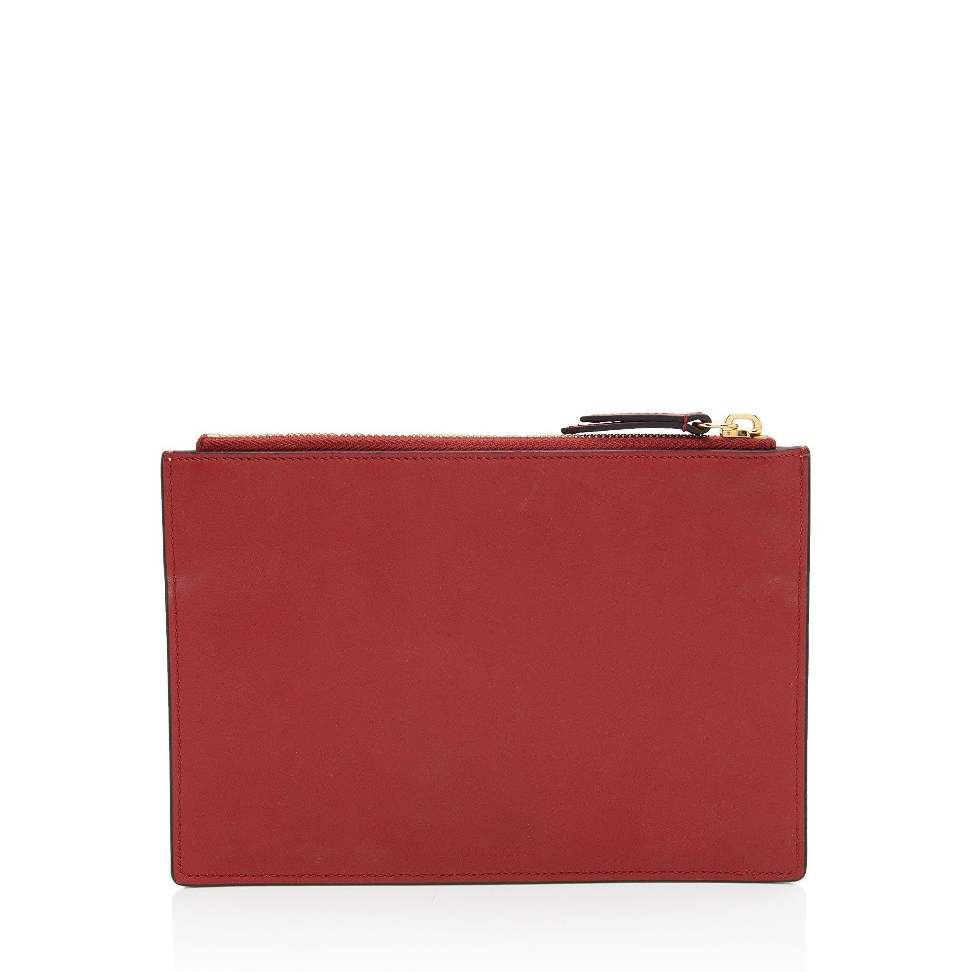 Gucci GG Supreme Blooms Zip Pouch (SHF-W5F9OF)