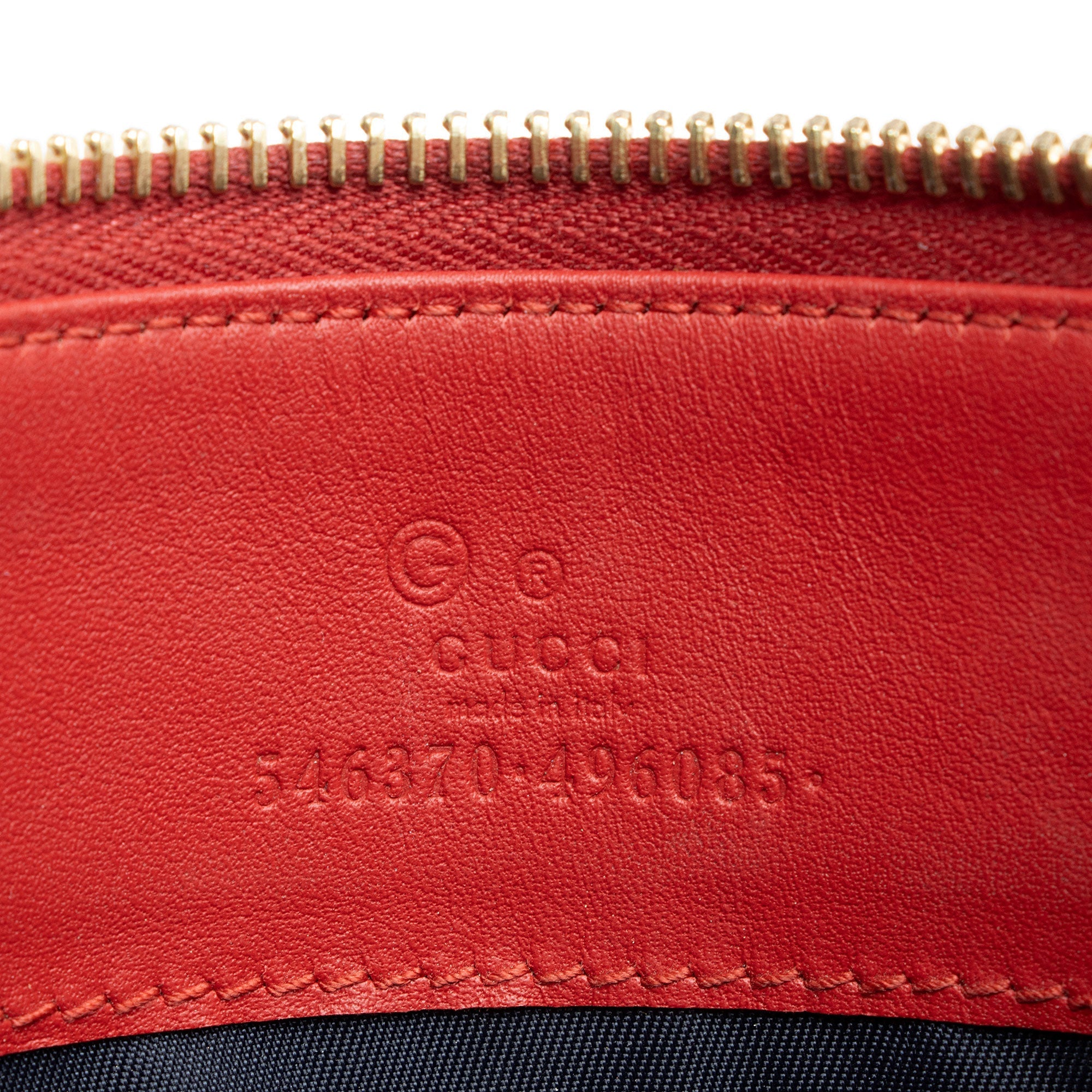 Gucci GG Supreme Blooms Zip Pouch (SHF-W5F9OF)
