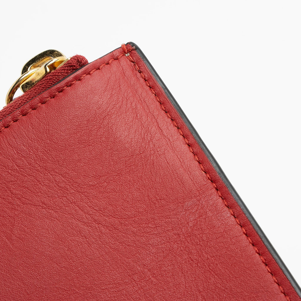 Gucci GG Supreme Blooms Zip Pouch (SHF-W5F9OF)