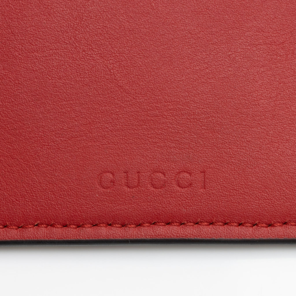 Gucci GG Supreme Blooms Zip Pouch (SHF-W5F9OF)
