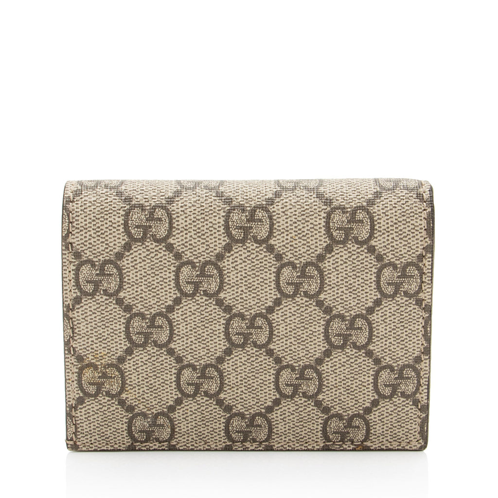 Gucci GG Supreme Bosco Patch Card Case