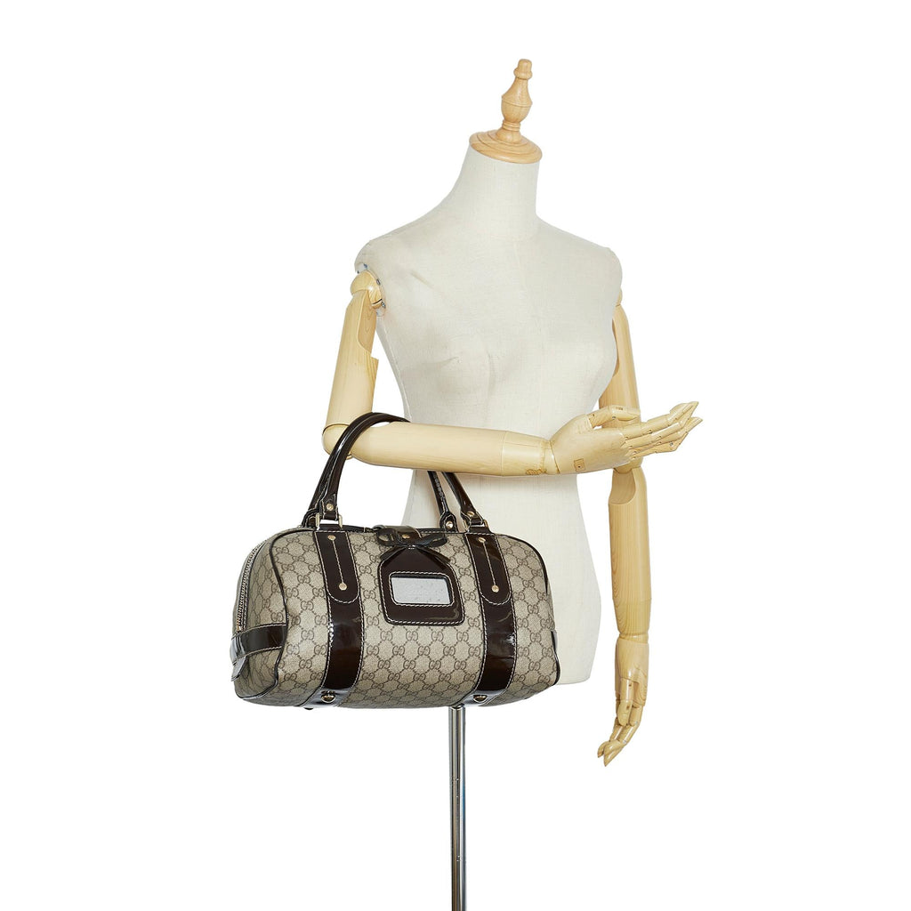 Gucci GG Supreme Boston Bag (SHG-2aBLWM)