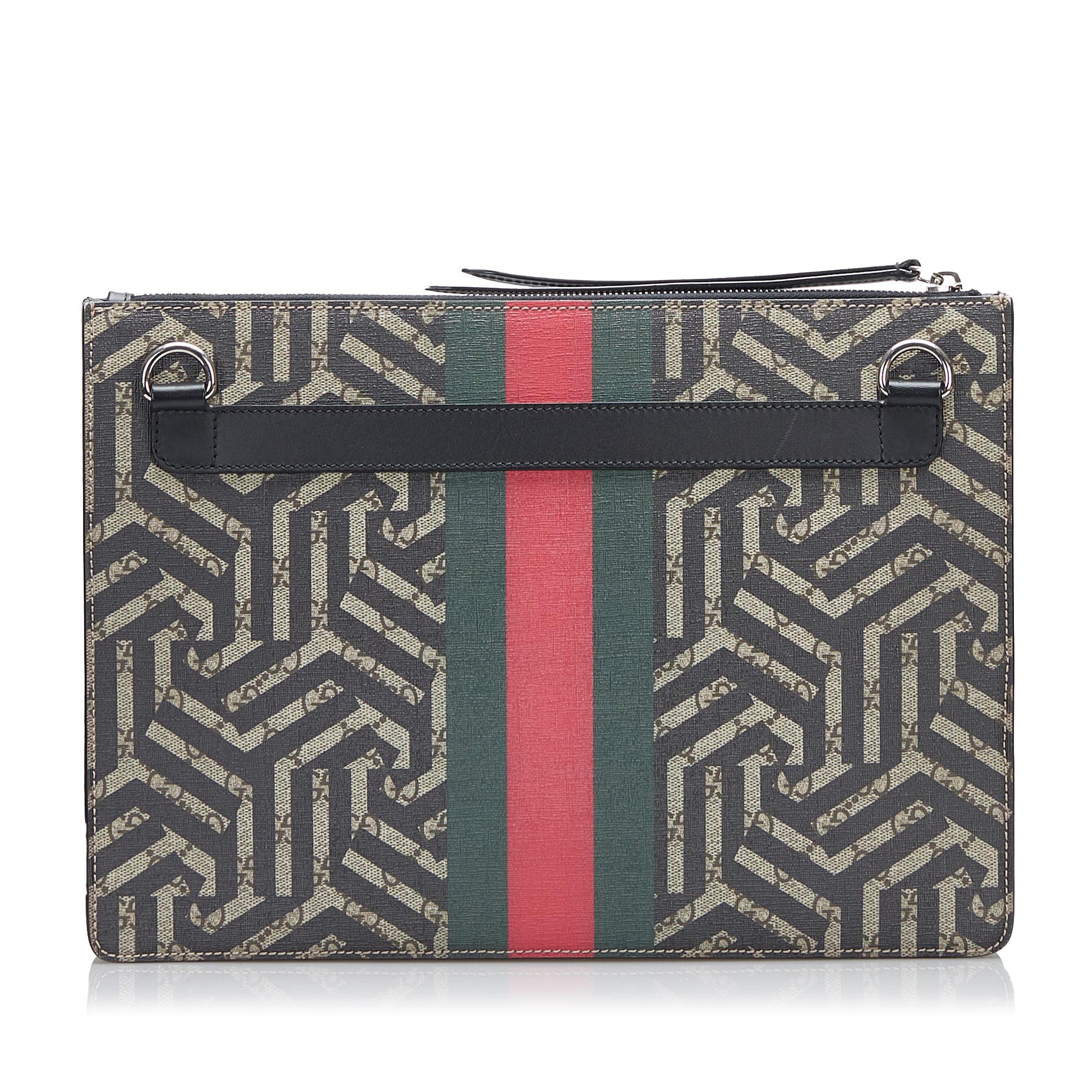 Gucci GG Supreme Caleido Web Bee Crossbody Bag (SHG-b130uG)
