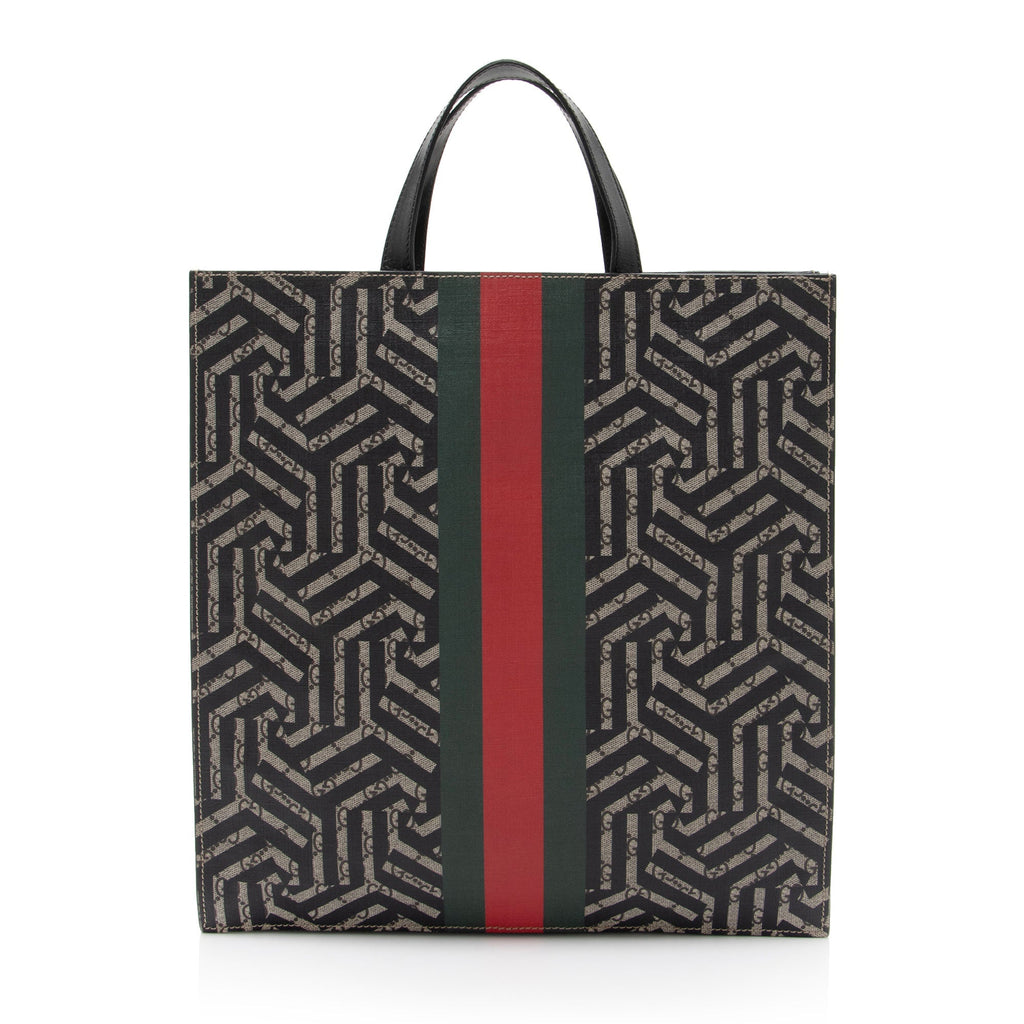 Gucci GG Supreme Caleido Web Soft Tote