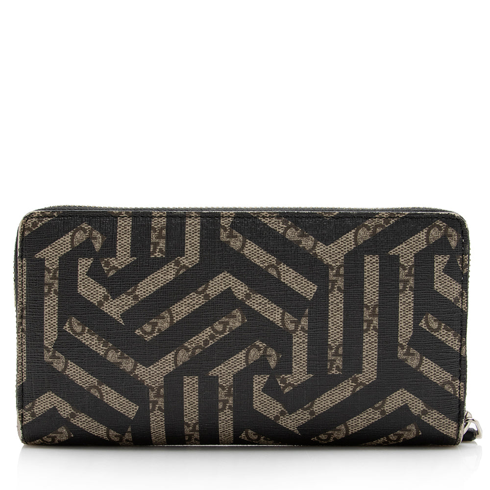 Gucci Gucci Supreme Caleido Zip Wallet (SHF-16037)
