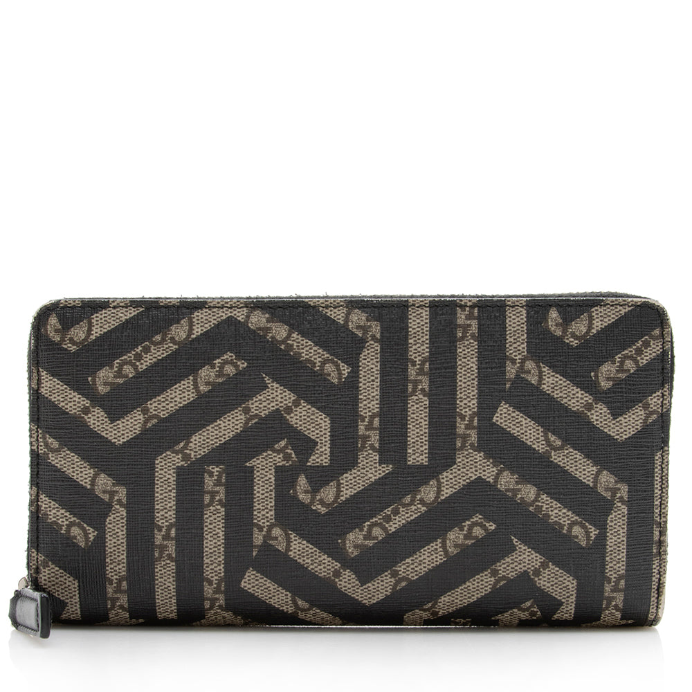 Gucci Gucci Supreme Caleido Zip Wallet (SHF-16037)