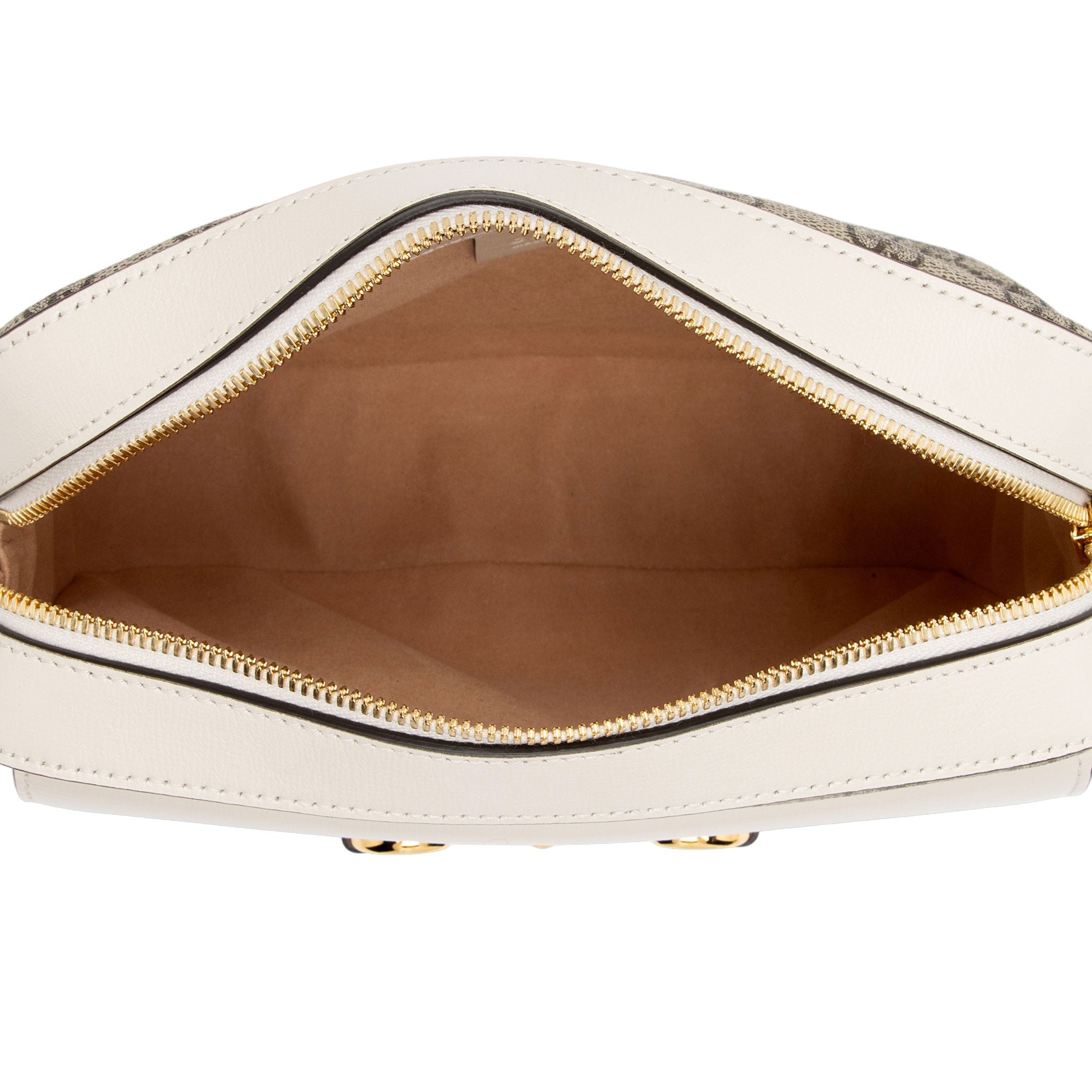 Gucci GG Supreme Calfskin Horsebit 1955 Small Shoulder Bag (SHF-UDDBbE)