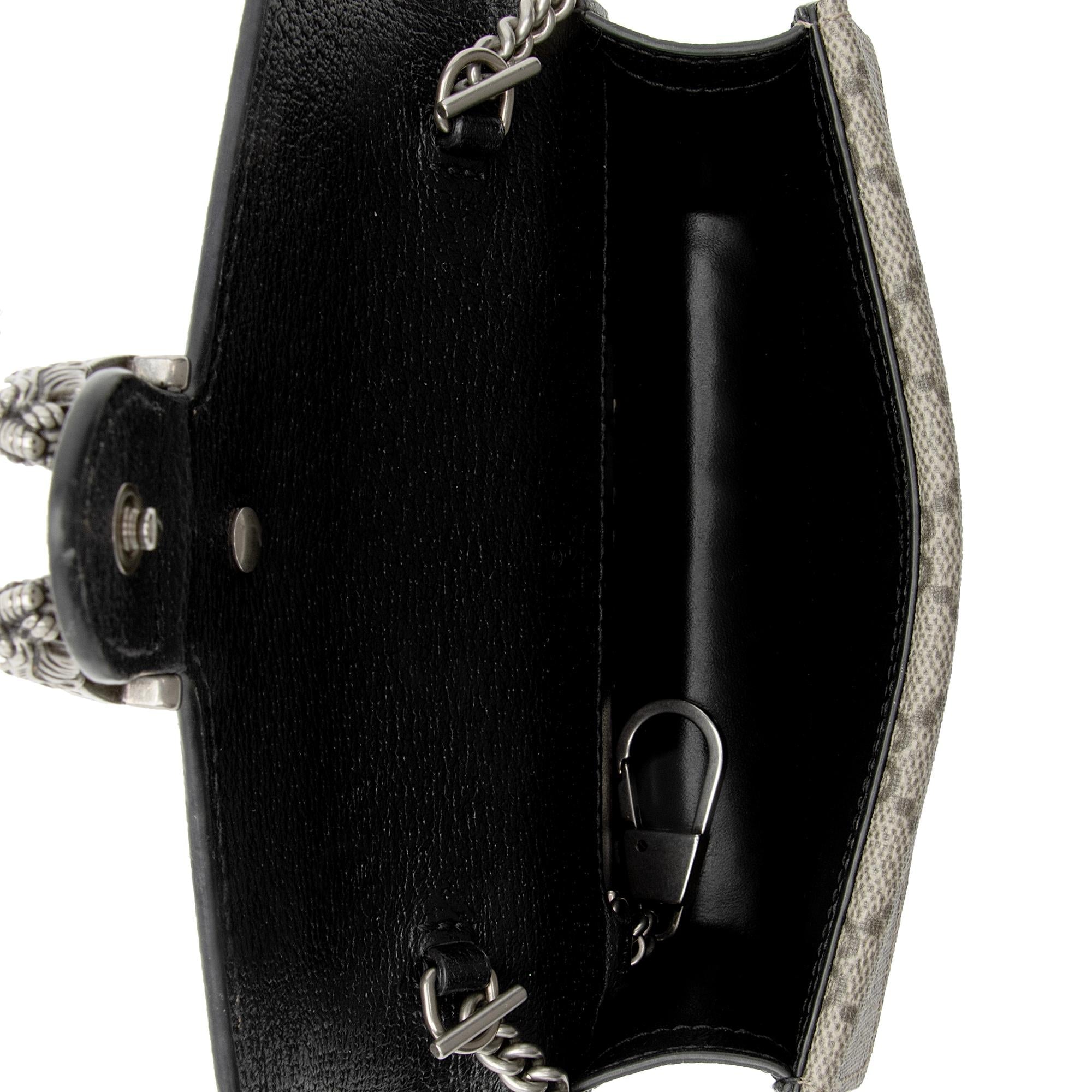 Gucci GG Supreme Centum Dionysus Super Mini Bag (SHF-nCrSGn)