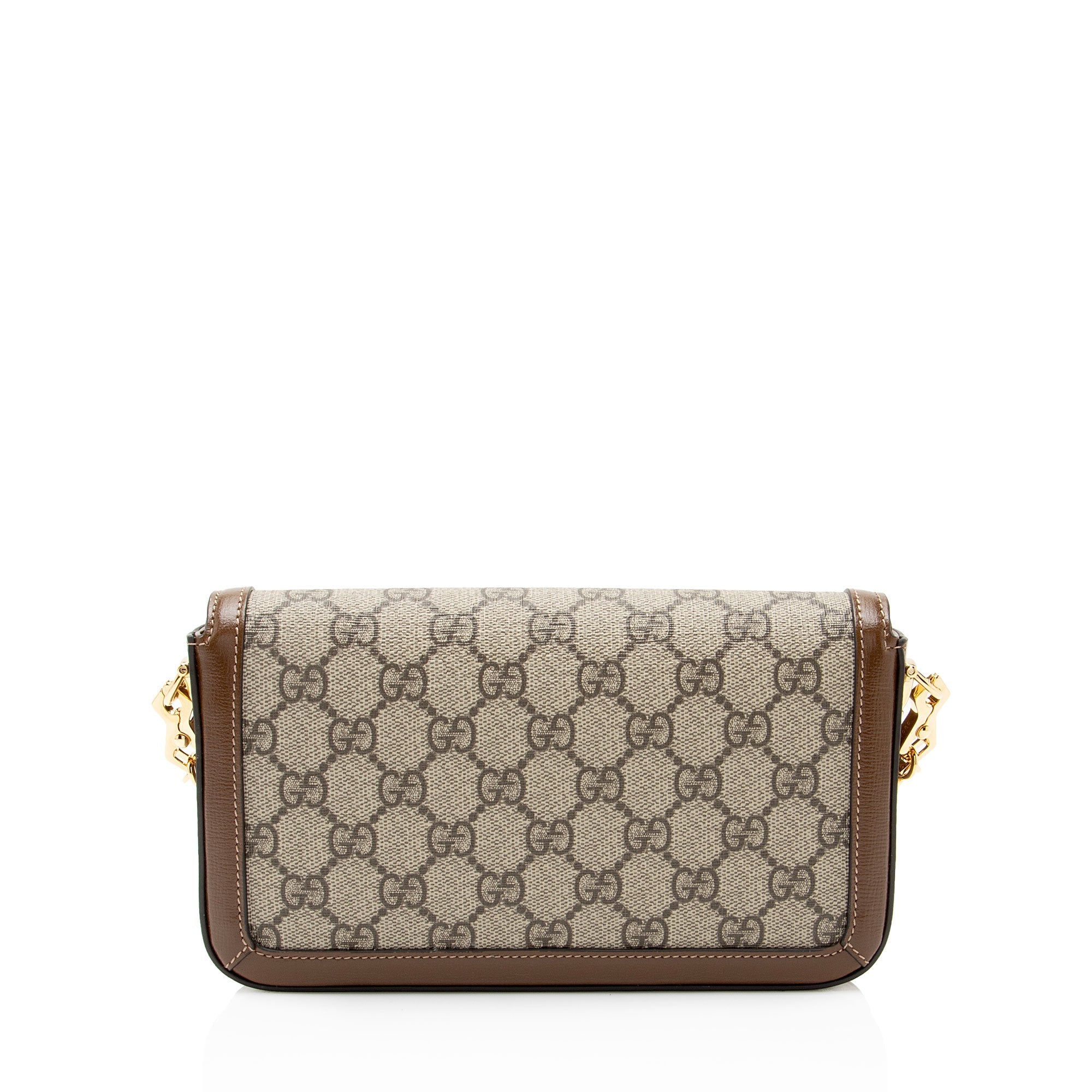 Gucci GG Supreme Chain Horsebit 1955 Small Shoulder Bag